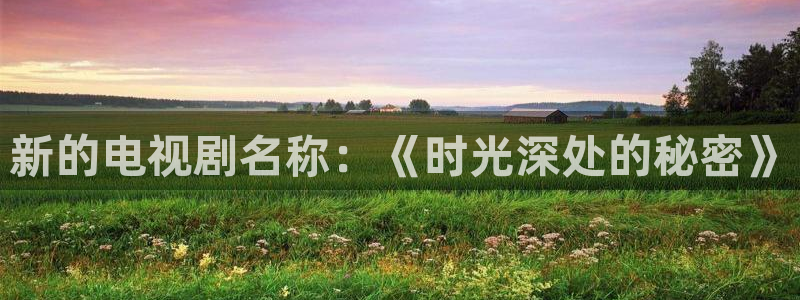麦田在线观看：新的电视剧名称：《时光深处的秘密》